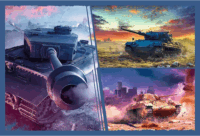Trefl 13346 Páncélos küldetés World of Tanks 2x200 darabos puzzle