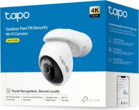 TP-LINK TAPO C560WS 8MP kültéri Okos IP Turret Kamera - Fehér