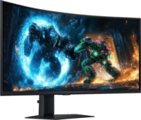 Samsung 40" LS40FG750EUXEN 21:9 WUHD VA LED Ívelt Gaming Monitor - Fekete