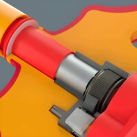 Wera 410 i VDE B RA 130mm Négylap csavarhúzó