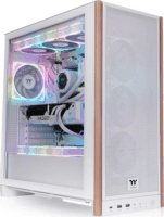Thermaltake S370 WS Snow Midi torony Számítógépház + 4db 120mm ventilátor - Fehér