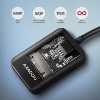 Axagon ADM2-CM M.2 / SATA SSD USB-C Adapter