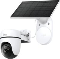 TP-LINK Tapo 4.0mm 3MP beltéri/kültéri Okos IP Turret Kamera + Solar Panel - Fehér
