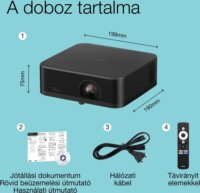 Epson Lifestudio Pop - EF-62B Smart FullHD 700 Lumen Projektor - Fekete