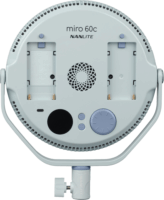 Nanlite miro 60C RGBW LED Stúdió lámpa 2700K-7500K / 60 Watt - Mentás kék