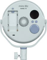 Nanlite miro 30C RGBW LED Stúdió lámpa 2700K-7500K / 30 Watt - Mentás kék