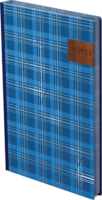 Kalendart C167N Scottish Blue A5 192 lapos Élfestett vonalas jegyzetfüzet - Mintás