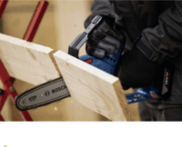 Bosch 06008D7100 GKE Akkumulátoros Láncfűrész 18V (akku és töltő nélkül)