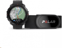 Polar Grit X2 Pro HR Férfi Okosóra 48,6mm S/L Sport szíjjal + Pulzusmérő Mellkaspánt - Fekete