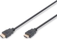 Digitus High Speed Aranyozott HDMI 1.4 Ethernet kábel 5m - Fekete