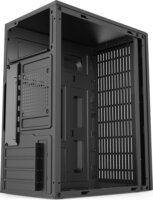 Iris Q2515 Micro-ATX Mini Torony Számítógépház (táp nélküli) - Fekete