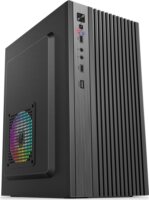 Iris Q2515 Micro-ATX Mini Torony Számítógépház (táp nélküli) - Fekete