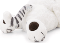 Nici Eleni Snowbell Fekvő hópárduc sapkával plüssfigura 45 cm