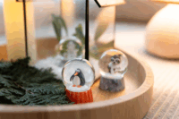 Nici Jorge Thunder pingvin hógömb ajándéktárgy 6,5 cm