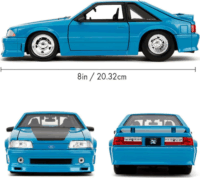 Jada Toys Fast & Furious 1989 Ford Mustang GT autó 1:24 - Kék