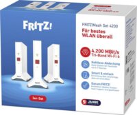 AVM FRITZ!Mesh Set 4200 Tri-Band Wi-Fi 6 Repeater Hálózati jelerősítő (3db / csomag)