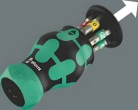 Wera 5008891001 KK Stubby Magazin RA 1 Racsnis Csavarhúzó és bitkészlet (6 db / csomag)