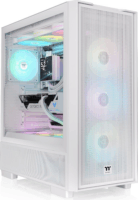 Thermaltake S380 TG Midi Torony Számítógépház + 1db 120mm ventilátor - Fehér