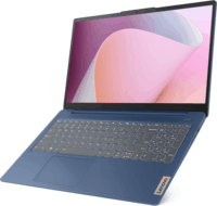 Lenovo IdeaPad Slim 3 15AMN8 Laptop Kék (15,6" FullHD / AMD Ryzen 5 7520U / 8GB / 512GB / FreeDOS)