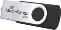 Mediarange MR910 USB-A 16GB Pendrive - Fekete / Ezüst