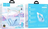 Hoco W42 Cat Bluetooth Fejhallgató Headset - Kék