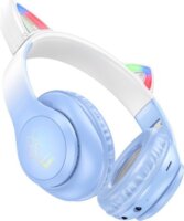 Hoco W42 Cat Bluetooth Fejhallgató Headset - Kék