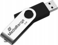 MediaRange MR908 USB Flash 8GB Pendrive - Fekete