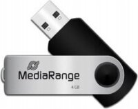 Mediarange MR907 USB Flash 4GB Pendrive - Fekete