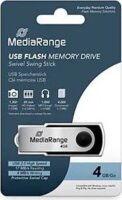 Mediarange MR907 USB Flash 4GB Pendrive - Fekete