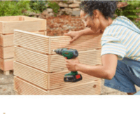 Bosch 06039D8109 Akkus ütvefúró-csvarozó + 2x 18V Akkumulátor + 34 darabos tartozék