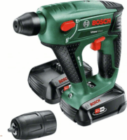 Bosch 060395230M Akkus Ütvefúró + 2x 18V Akkumulátor + fúrófej készlet + koffer - Fekete/Zöld