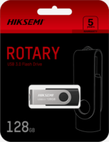 Hikvision Hiksem Rotary USB-A 3.0 16GB Pendrive - Ezüst / Fekete