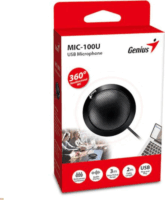 Gembird 31700001400 USB Asztali Kondenzátor Mikrofon - Fekete