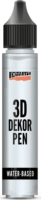 Pentart 33852 3D Dekortoll 30ml - Ezüst