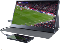 Denver 15,6" PMO-15604 16:9 FullHD IPS LED Hordozható Monitor - Fekete