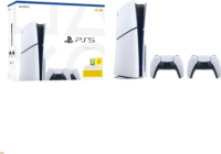 Sony Playstation 5 Slim 1 TB SSD Játékkonzol + 2db Kontroller - Fehér
