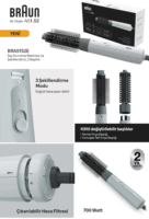 Braun AS 1.52 Hajszárító / Hajformázó 700 Watt - Szürke