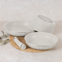 Berlinger Haus BH/8253 9 részes Serpenyő készlet 20 / 24 / 16 cm - Matt Krém