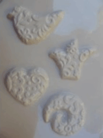 Pentart 24695 Madárka mintás gipszkiöntő forma