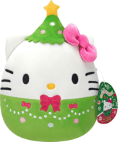 Squishmallows Hello Kitty karácsonyfa plüssfigura 20 cm