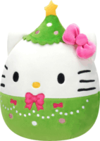 Squishmallows Hello Kitty karácsonyfa plüssfigura 20 cm