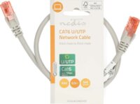 Nedis CCGL85230GY05 U/UTP Cat6 RJ45 Patch kábel 0,5m - Szürke