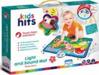Kids Hits Játszószőnyeg hang- és fényhatásokkal 70 x 50 cm - Zajos farm