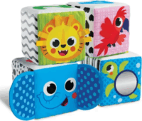 Kids Hits Puha foglalkoztató kocka babáknak - Állatkert