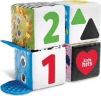 Kids Hits Puha foglalkoztató kocka babáknak - Állatkert