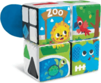 Kids Hits Puha foglalkoztató kocka babáknak - Állatkert