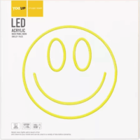 Yooup PM037944 LED Fali neon dekor 32x1.6x32 cm - Smile