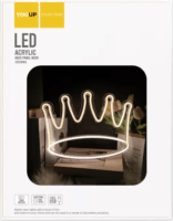 Yooup PM037938 LED Fali neon dekor 35.5x1.6x27 cm - Korona