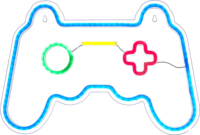 Yooup PM037941 LED Fali neon dekor 41x1.6x27.5 cm - Kontorller