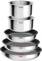 Tefal L881S604 Cook Eat Ingenio Rozsdamentes Acél Edénykészlet - Inox (6 részes)